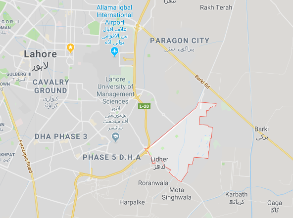 DHA Phase 6 Location