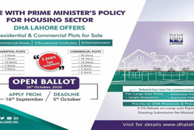 DHA Lahore Installment Plan