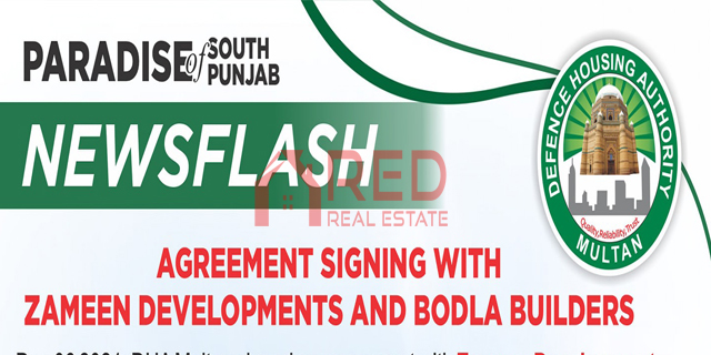 Agreement Signing With Zameen Development & Bodla Builders | DHA Multan