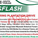 Mega Spring Plantation Drive Inaugurated by DHA Multan