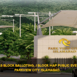 Overseas Block Balloting, J Block Map public event held at Parkview City Islamabad