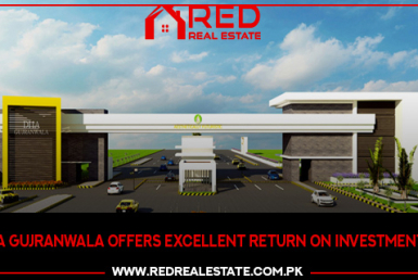 DHA Gujranwala offers Excellent return on investment.