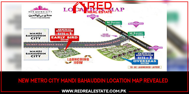 New Metro City Mandi Bahauddin Location Map Disclosed