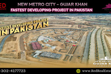 New Metro City Mandi Bahauddin - fastest developing project in Pakistan
