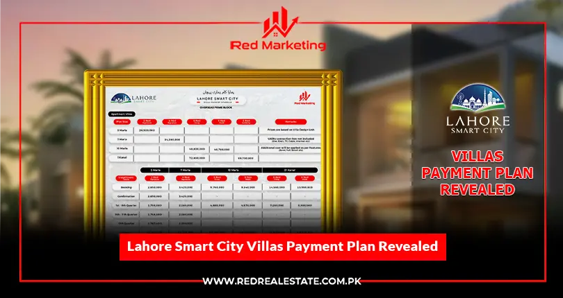 Lahore Smart City Villas Payment Plan Revealed