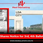 LDA City Shares Notice for 3rd and 4th Ballot Winners