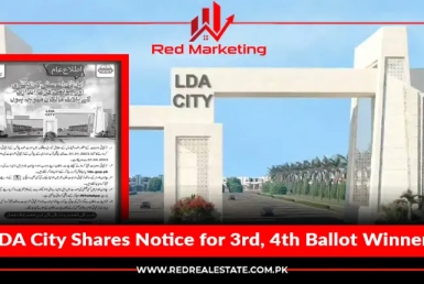 LDA City Shares Notice for 3rd and 4th Ballot Winners